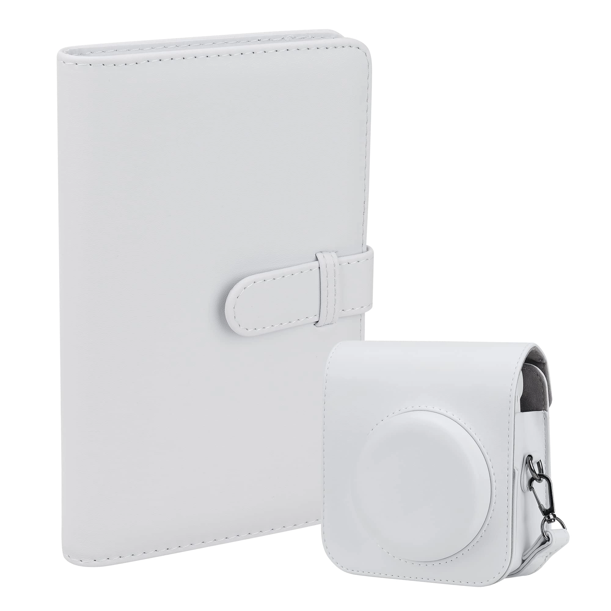 ZUIKAKU Protective Camera Case - for Fujifilm Instax Mini 12 + 108 Pockets Photo Album