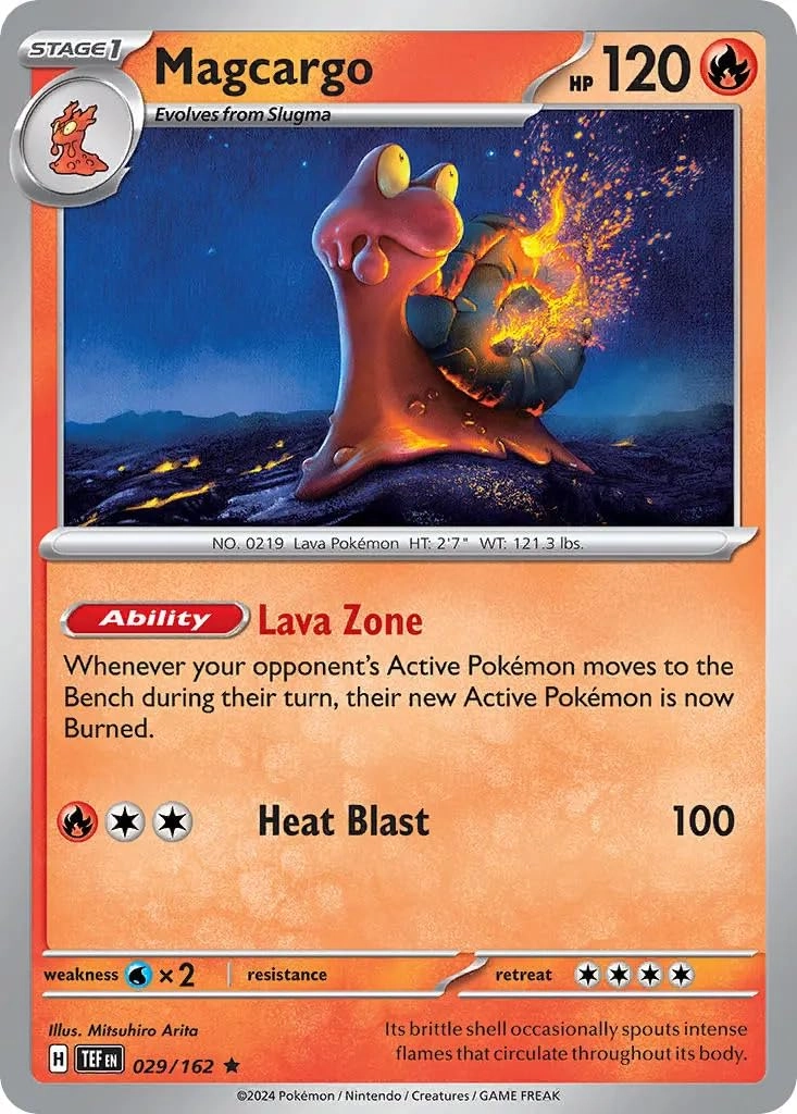 Pokémon Pokemon Magcargo 029/162 - Temporal Forces Scarlet & Violet
