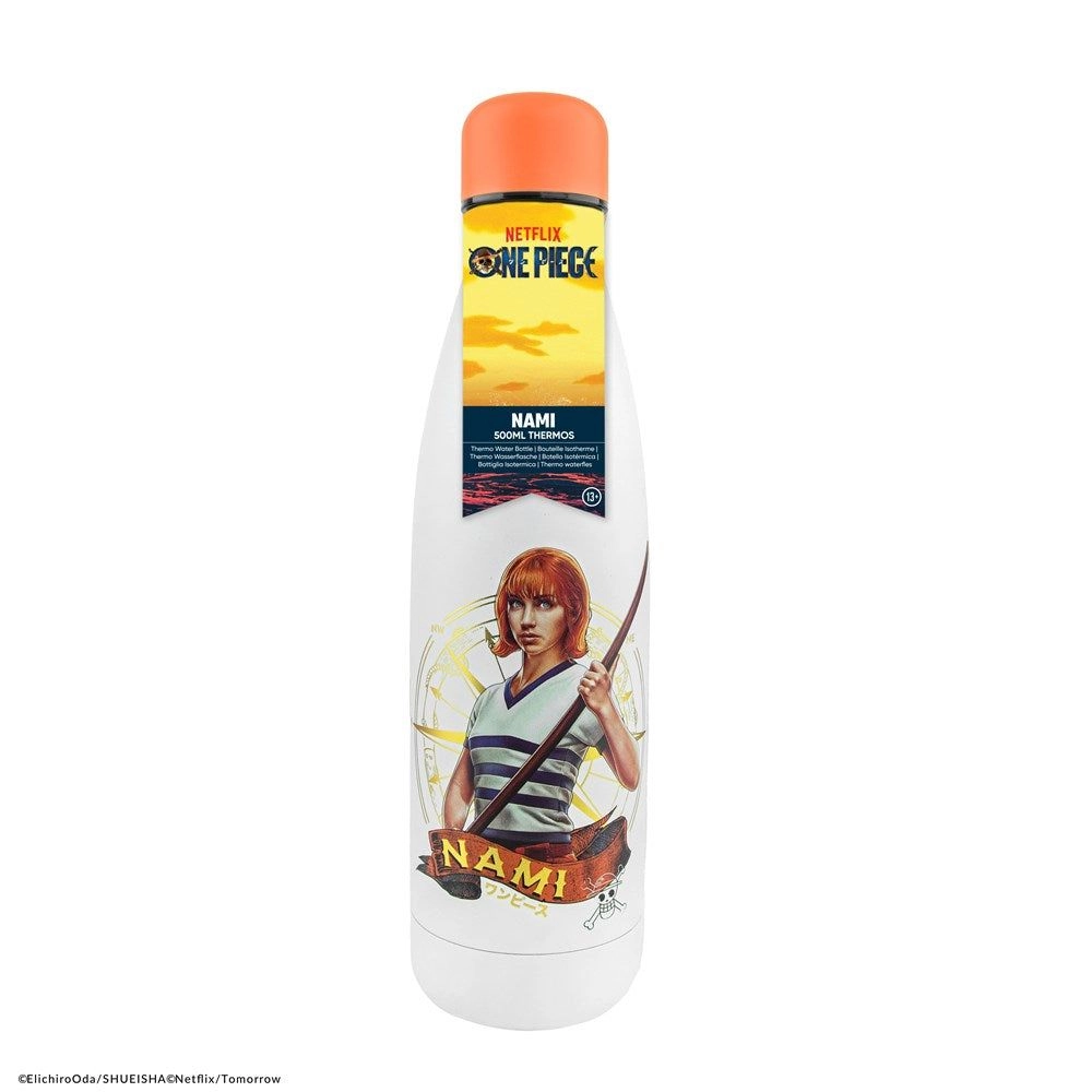 CINEREPLICA One Piece Netflix Nami Thermos Bottle - 500ml