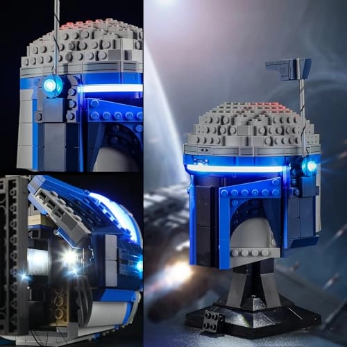 Led Light for LEGO 75408 Jango Fett Helmet - Plastic 5V