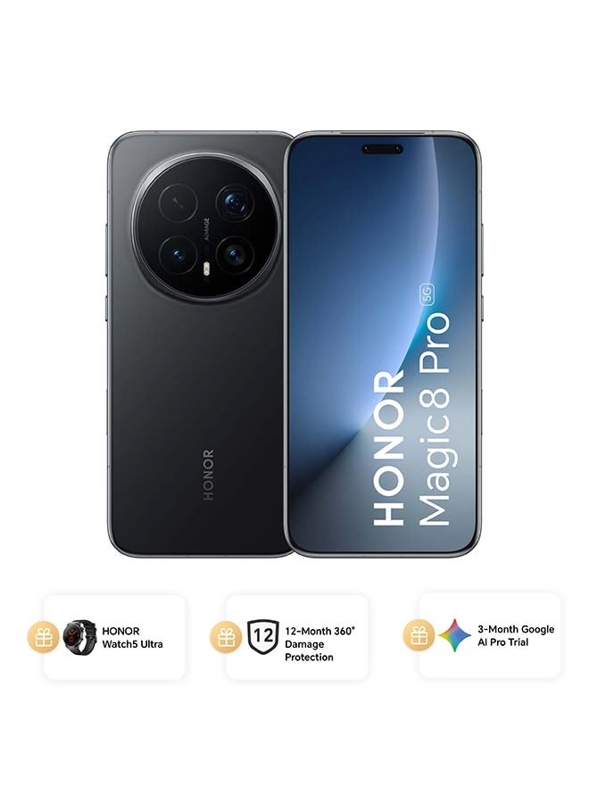 Magic8 Pro - 12GB 512GB + Watch 5 Ultra + 3 Month Google AI Pro + 12 Month Damage Protection