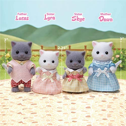 Persian Cat Family 4 pcs