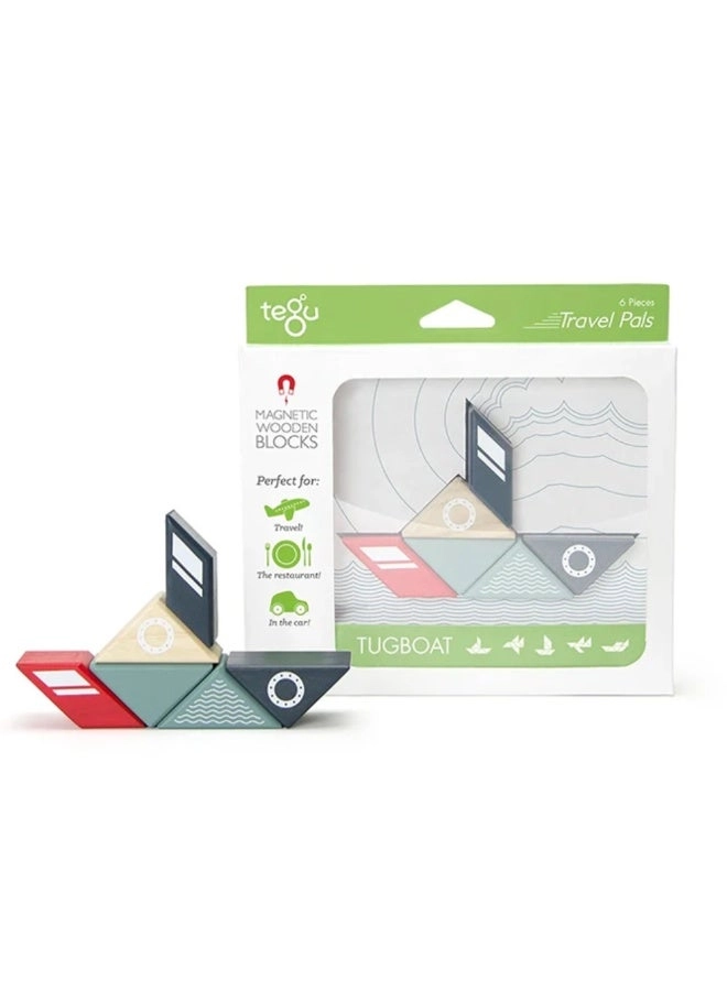 TEGU Tugboat Travel Pal - 6pcs