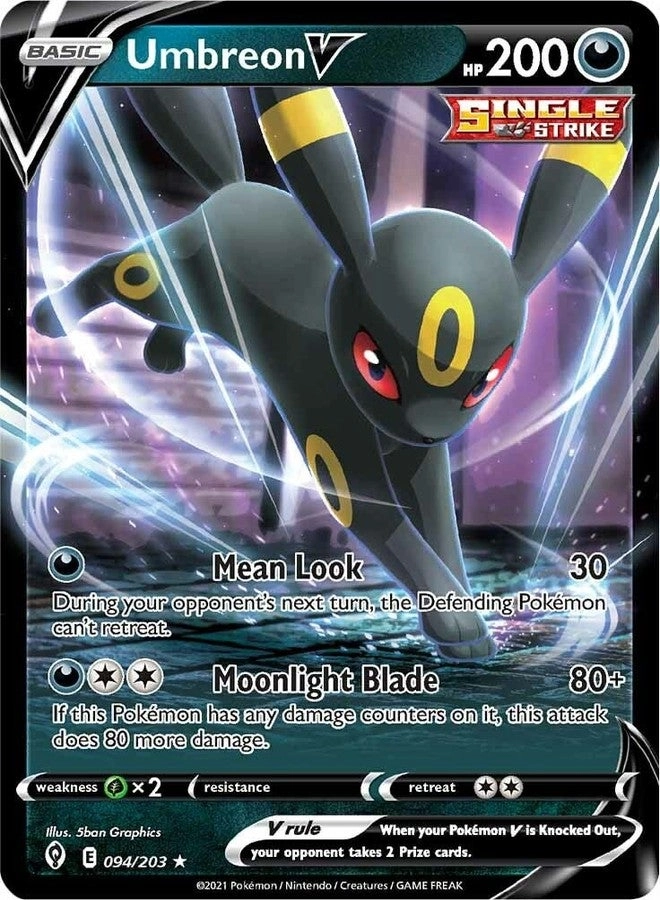 Pokémon Umbreon V 094/203 - Sword & Shield Evolving Skies