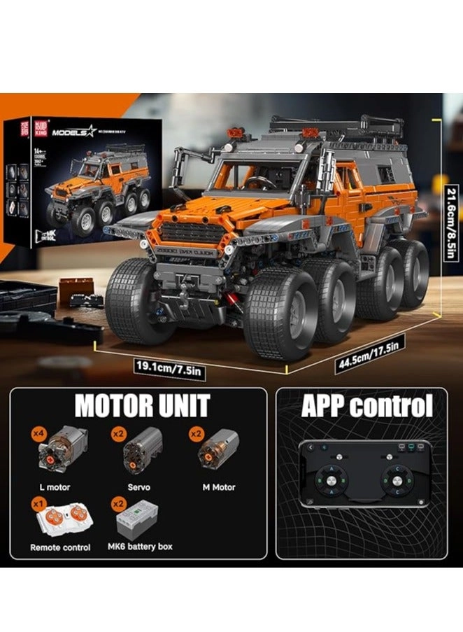 Off-Road Pickup Trucks (13088) - MOC Shaman 8x8 ATV APP Remote Control