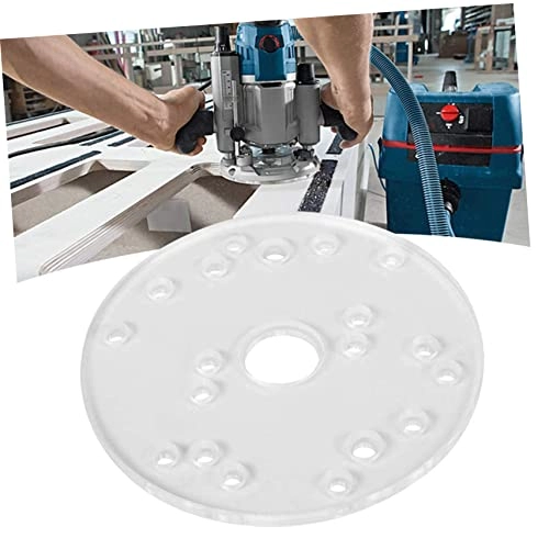 Router Base Plate - 16.40X16.40X0.70cm Acrylic Transparent