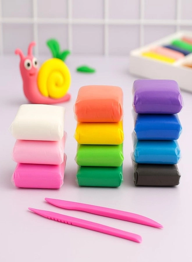 ZESTO Super Light Air Clay - Non-Toxic Sculpting Tools 72pcs.