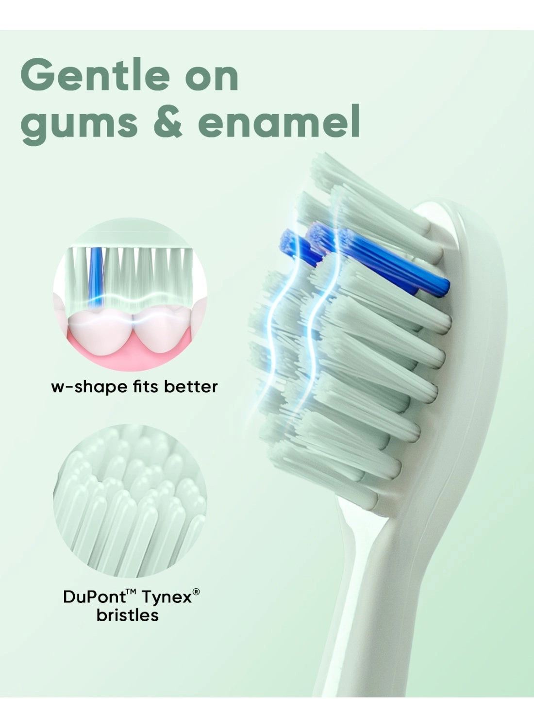 DY156 - Rechargeable Sonic 3 Brush Heads