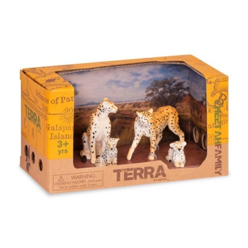 Cheetah Family - Orange 3 +