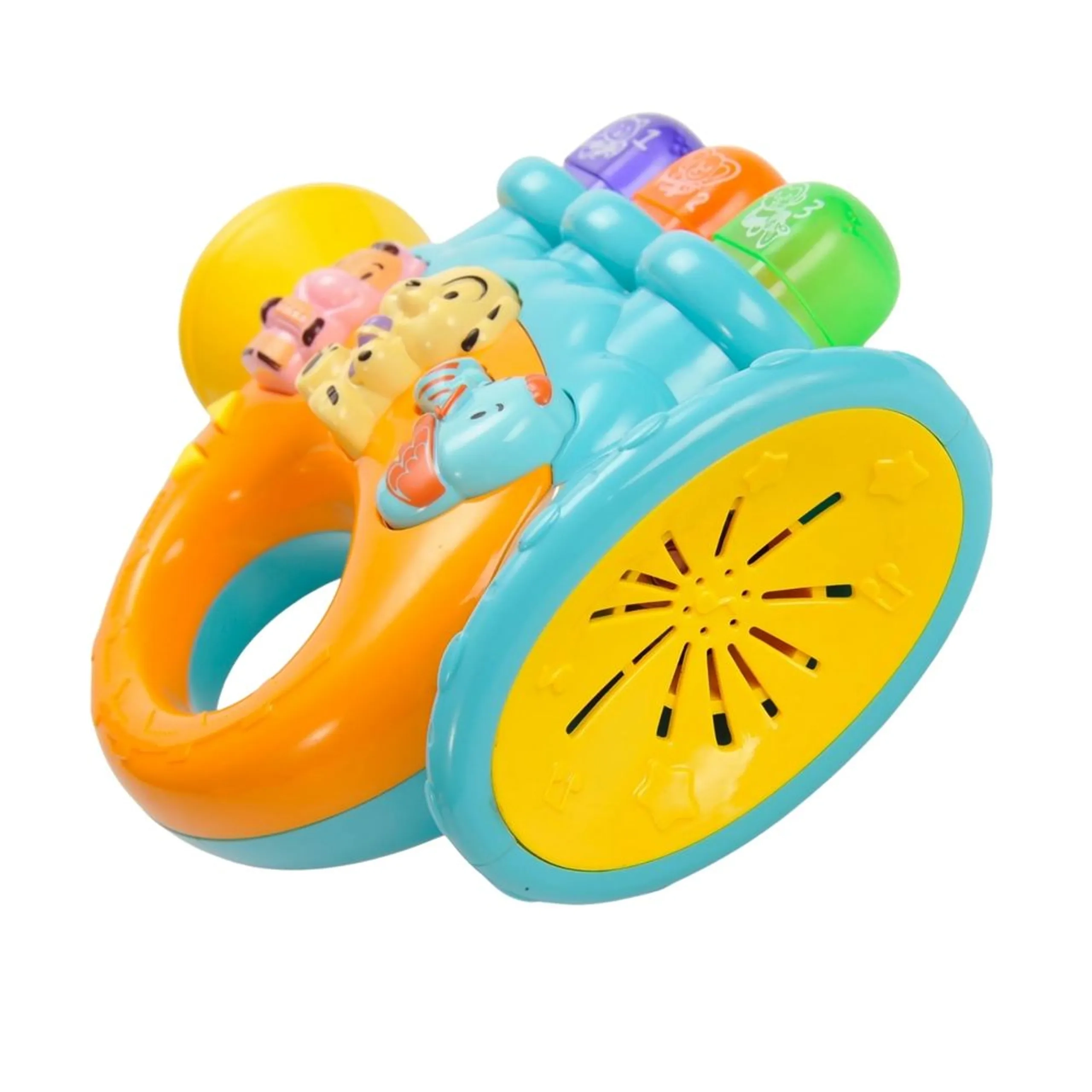 Stuffed Animal Rattle Bar Toy - 3 months Soft plush Rabbit