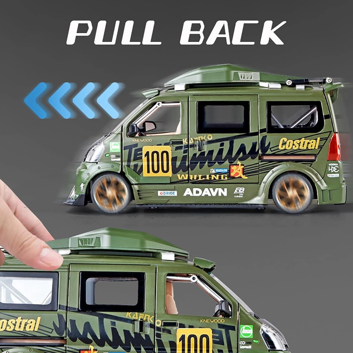 Wuling Van Modified - 1:24 1 pcs