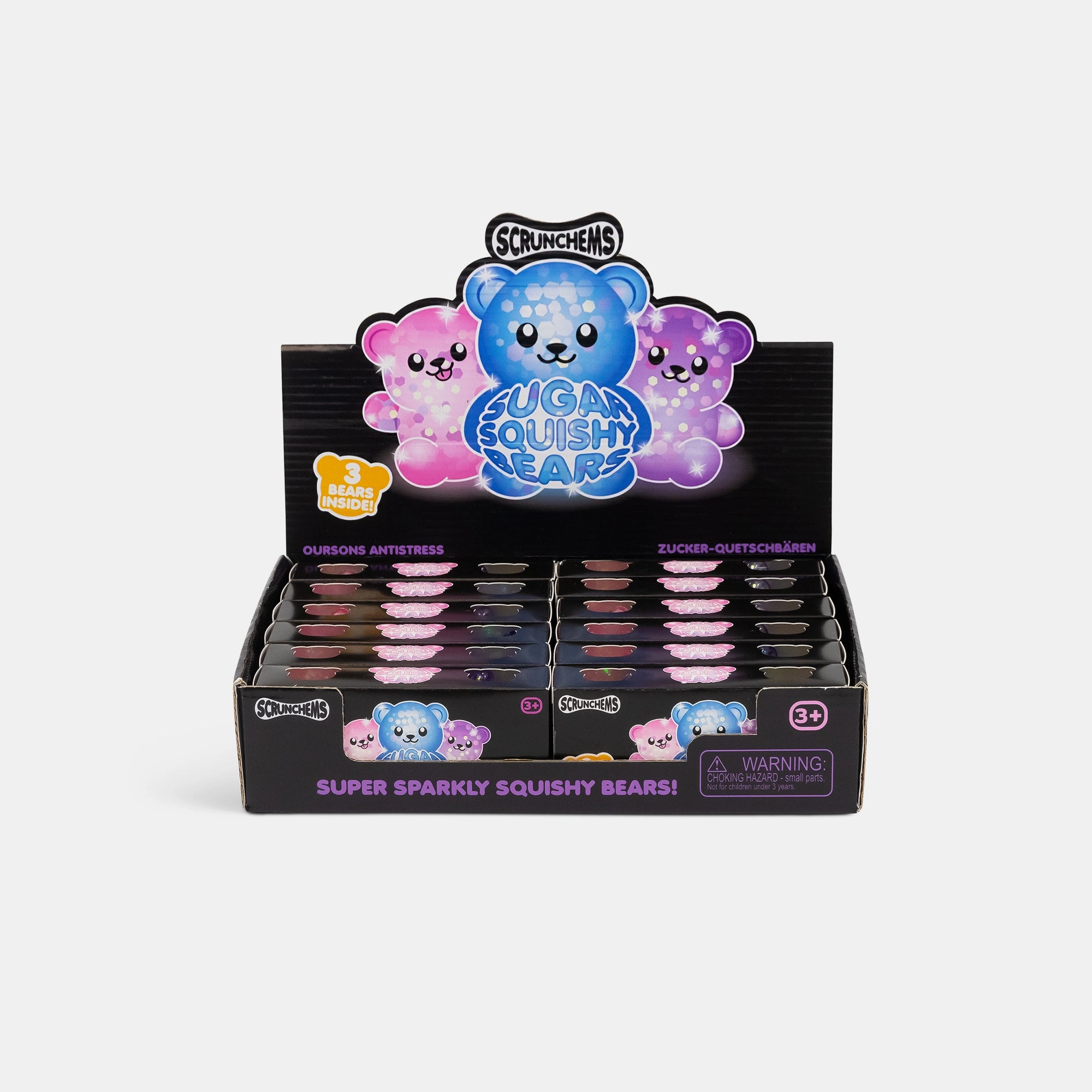 BORDERS Sugar Diddy Bears 3 cm - 3 pcs Multicolor