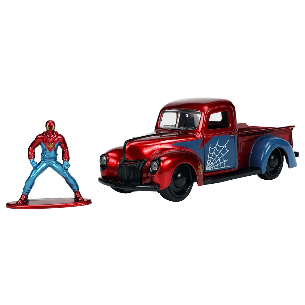 Jada Marvel 1941 Ford Pick Up with Spider-Man Figure - 1:32