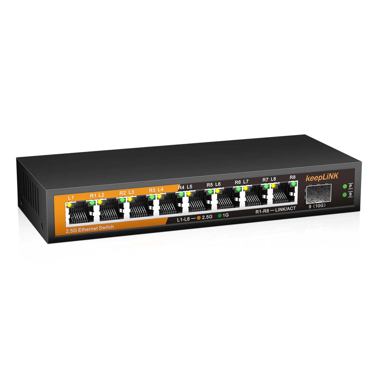 keepLiNK 8 Port 2.5G Switch 8-Ports