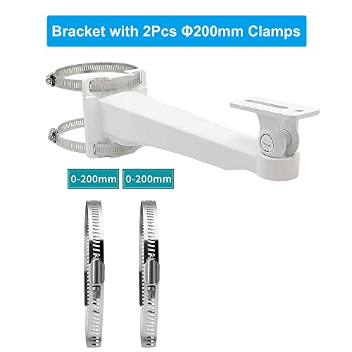 Wall Mounting Loop Bracket - 27cm Wall/Pole Mounted White
