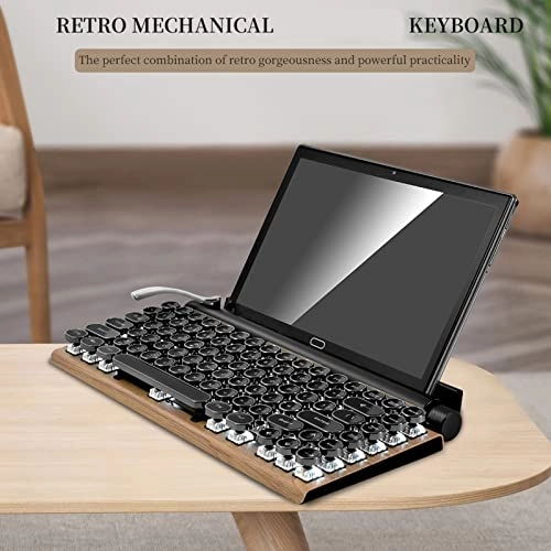 Ergonomic Wireless Rechargeable Bluetooth Keyboard - Wired/Wireless