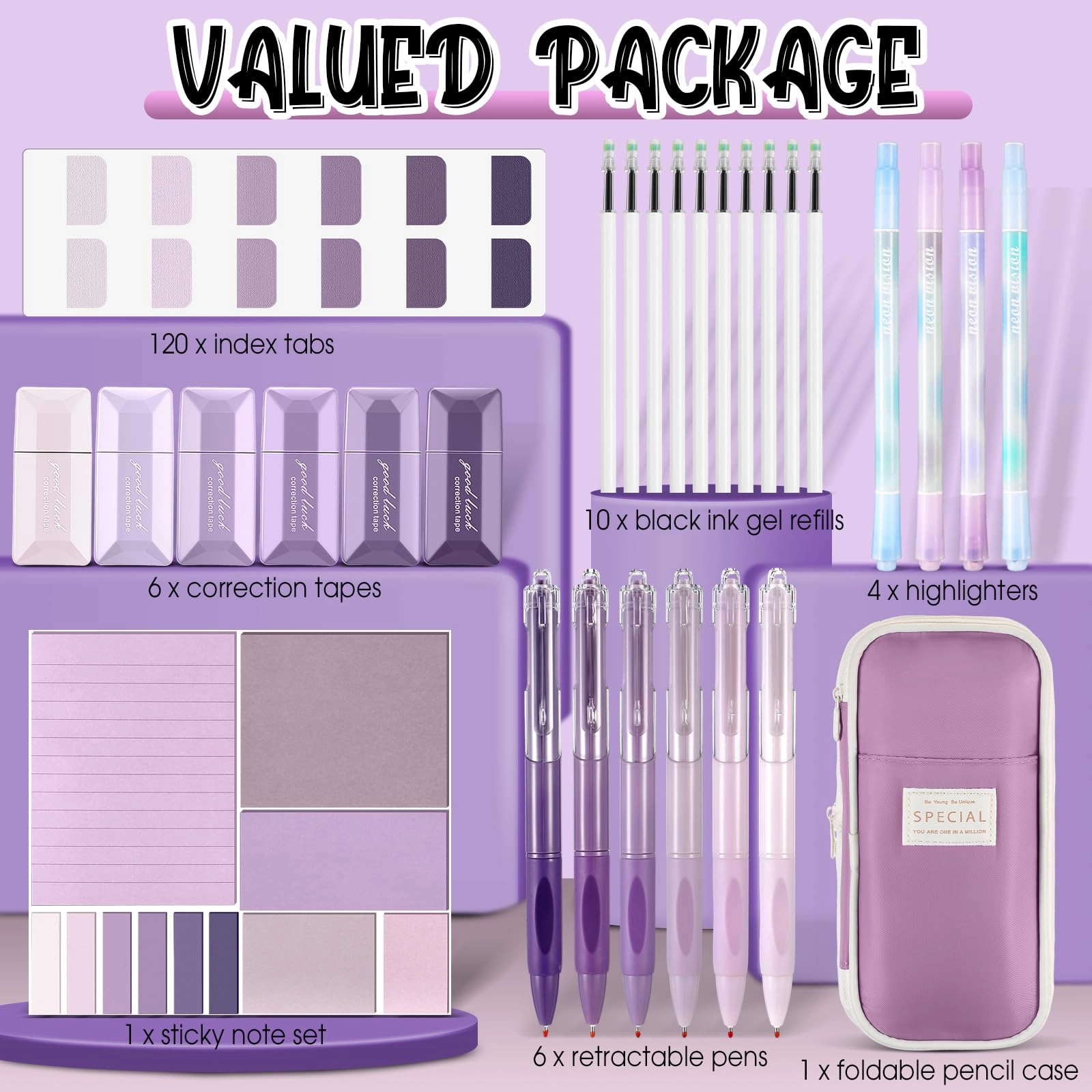 38 Pcs Stationery Kit