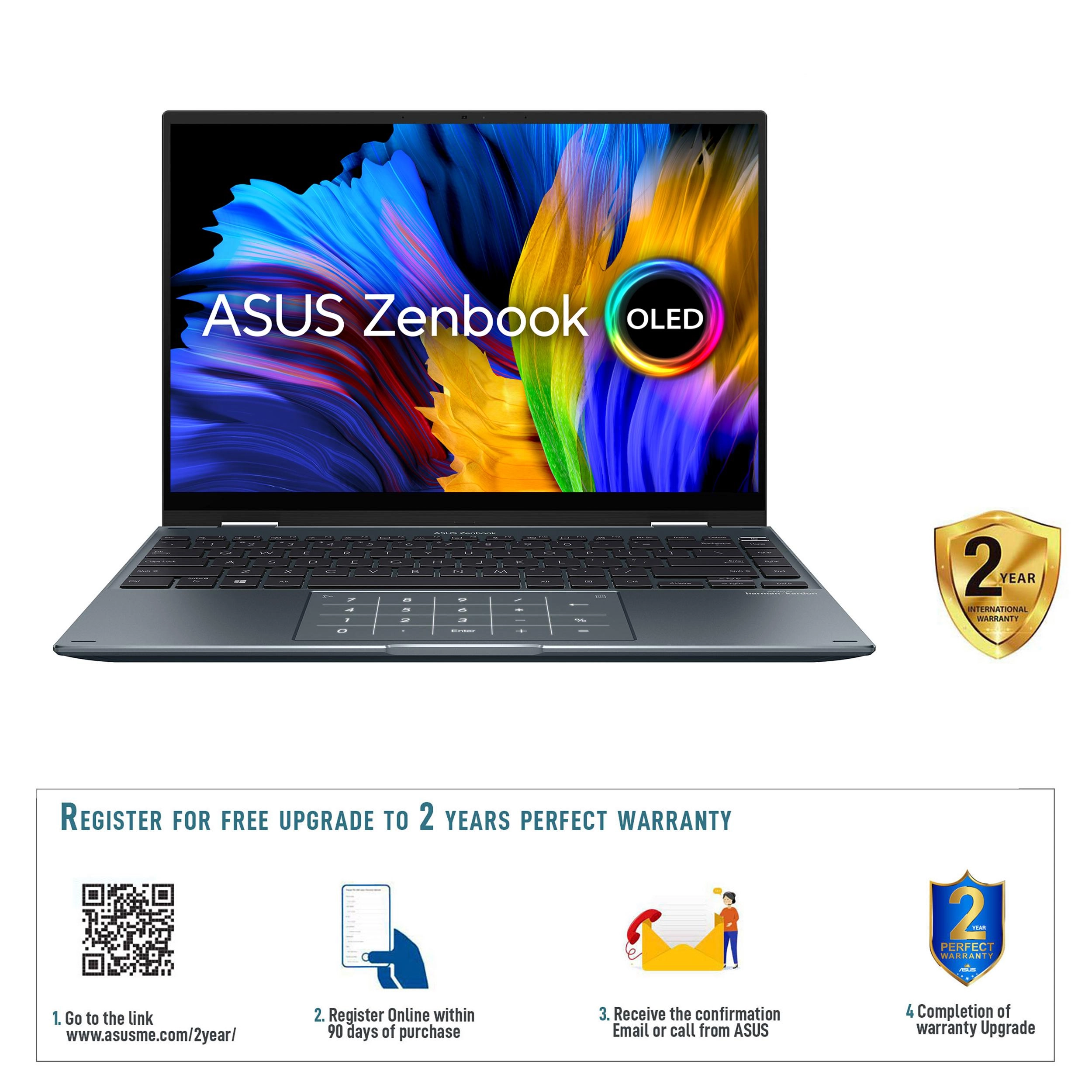 Zenbook 14 Flip UP5401EA-OLED007W - 14'' Core i7-1165G7 16GB DDR4 1TB SSD
