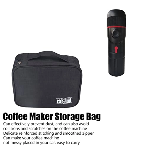 Coffee Maker Bag - Portable Dustproof Black