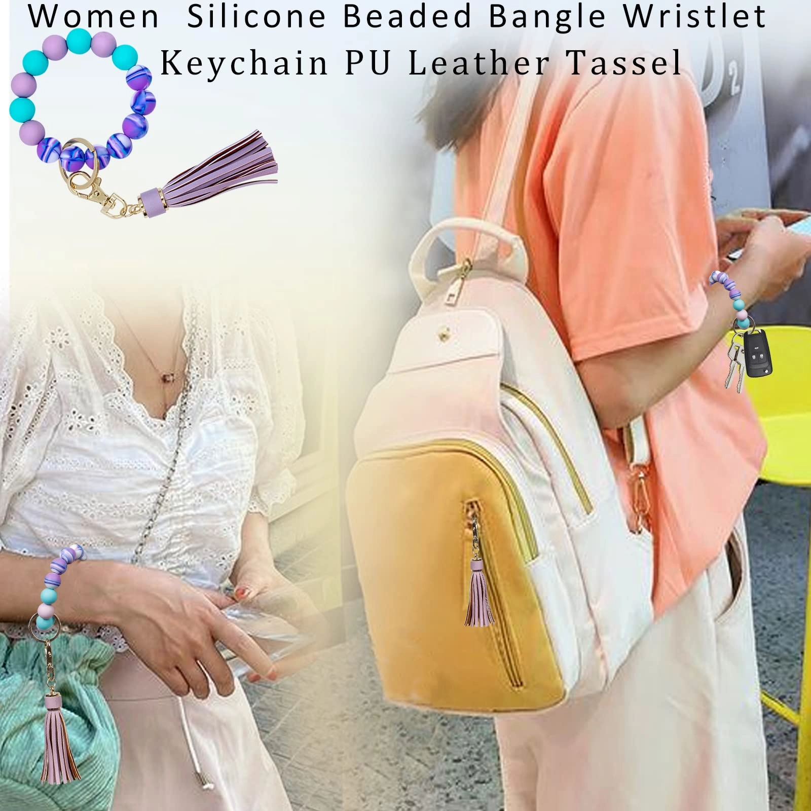 Key Ring Bracelet - Car