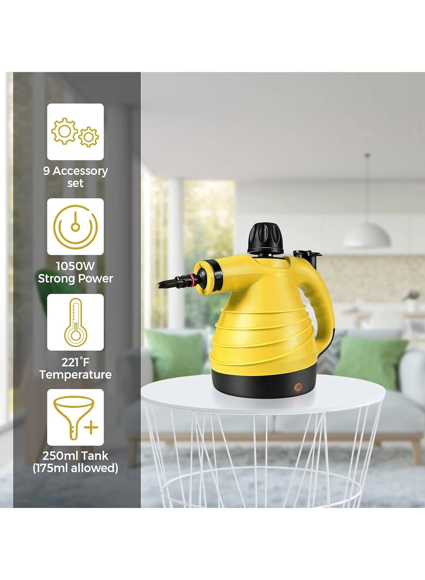 Handheld Steam Cleaner - 4.5 bar 1500ML