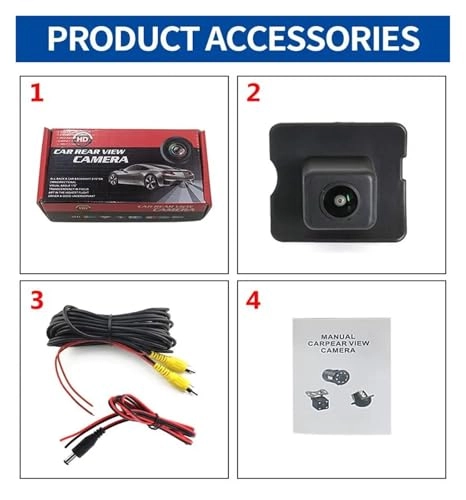 Rear View Parking Camera - Night Vision Wire