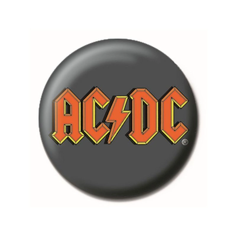 PYRAMID POSTERS AC/DC Logo Button Badge