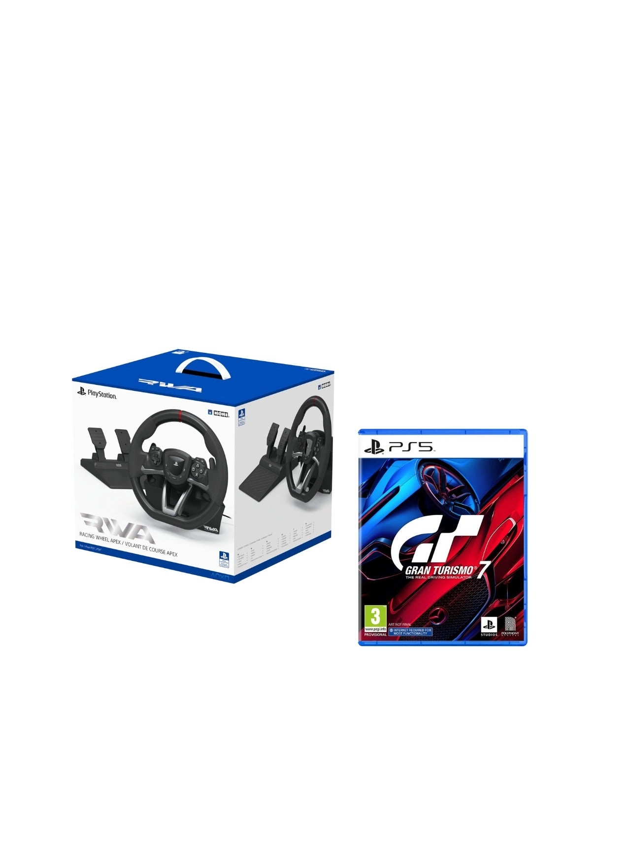 APEX Racing Wheel & Pedals - PlayStation5
