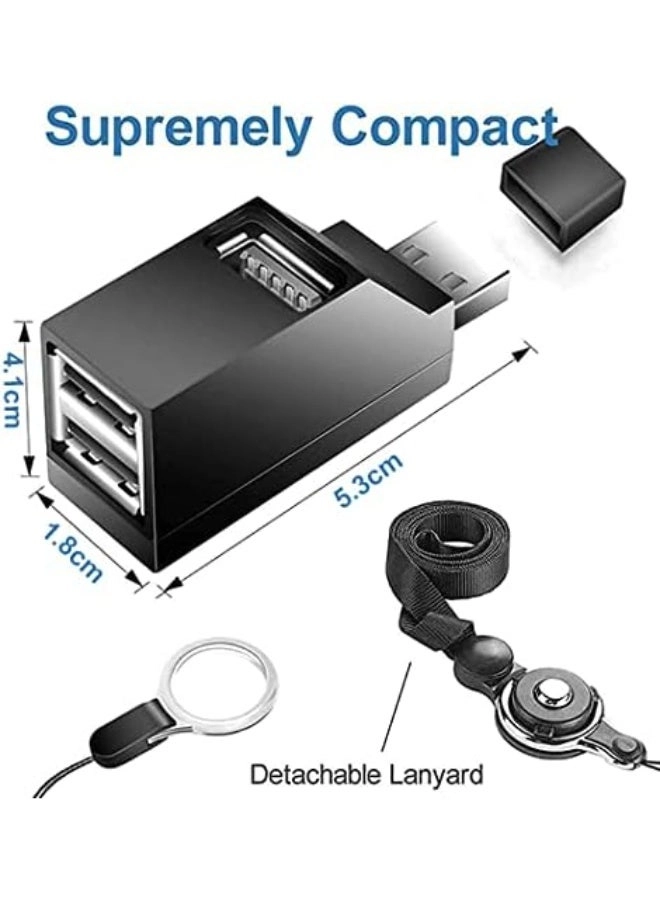 3-Port USB 3.0 Hub - 1 Pack USB3.0+USB2.0*2