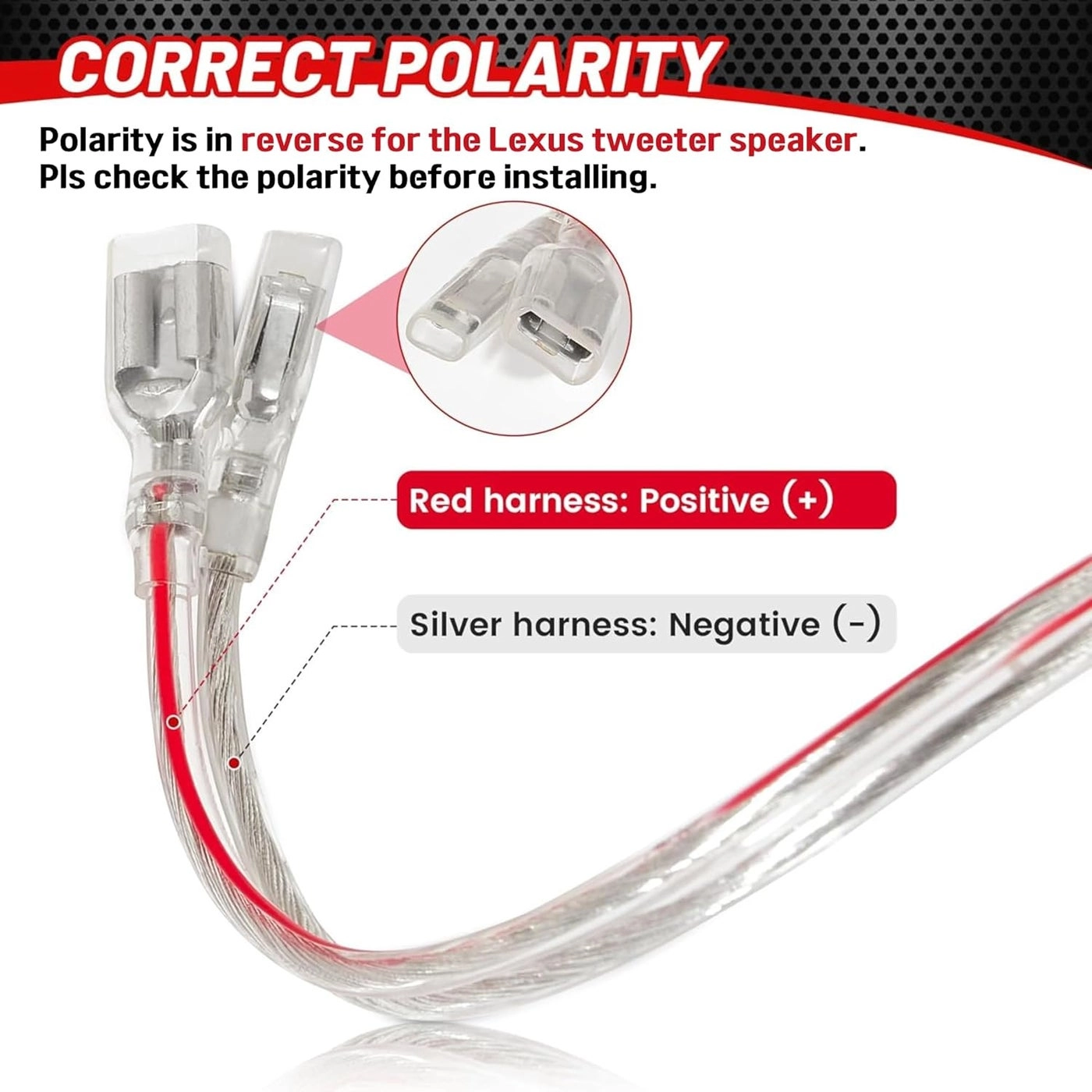 Car Door Speaker Wiring Harness Adapter Connector Plug