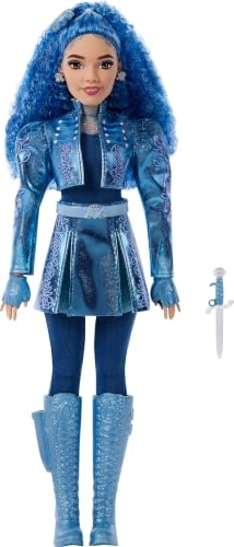 Princess Chloe Charming Doll - Disney Descendants Bright Blue Hair Ages 4+