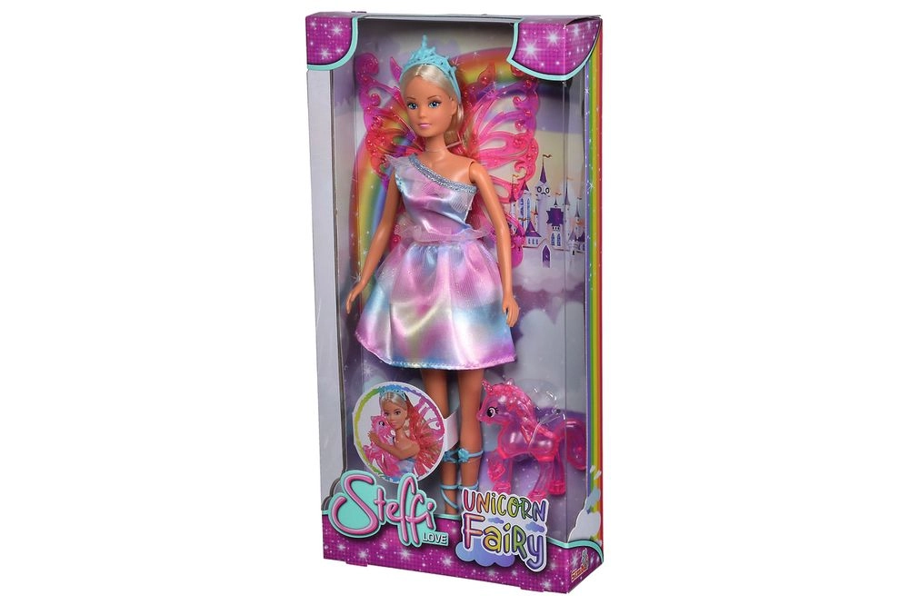 Steffi Love Fairy Dressing Doll - 29 cm With Unicorn Ages 3+