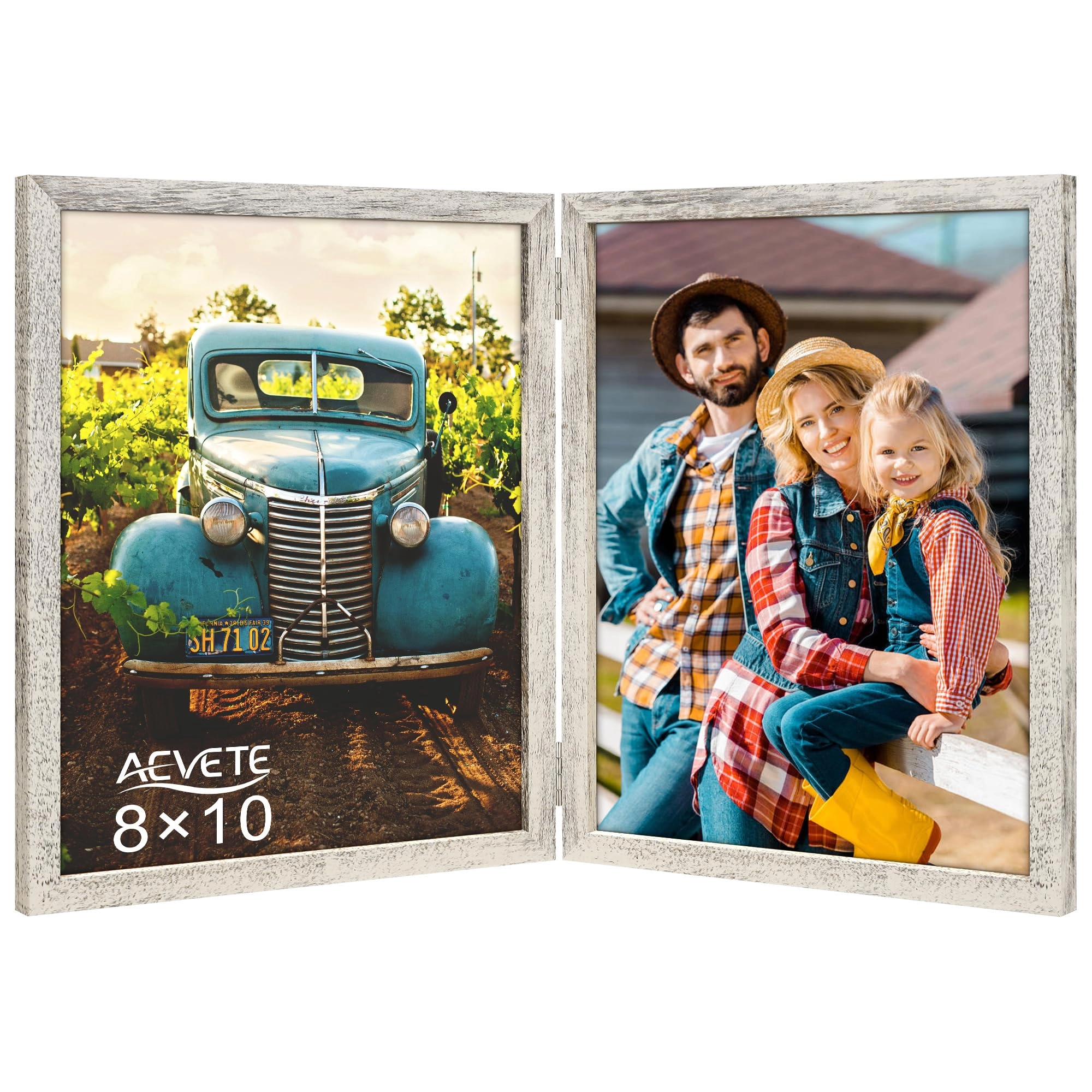 AEVETE Double Picture Frame - 8x10 2