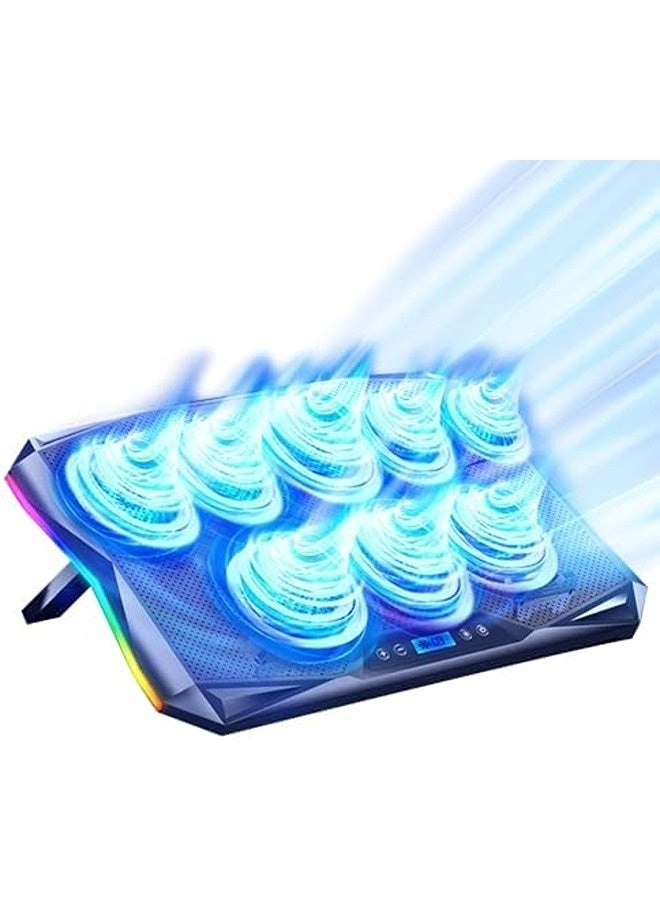 SKY-TOUCH Laptop Cooling Pad - 8 Fans 11"-18"