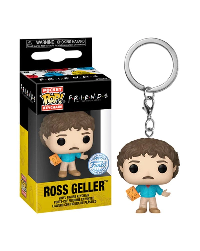 FUNKO Ross Geller - Friends - Pocket POP! TV - 80's Vinyl Keychain