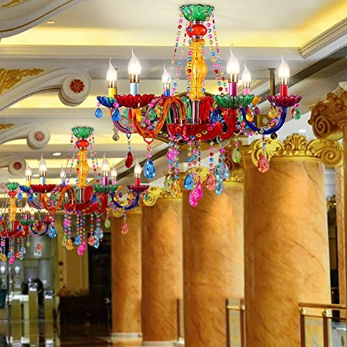 Color Crystal Chandelier