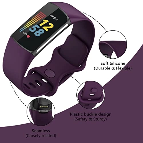 Silicone Watch Band for Fitbit Charge 5