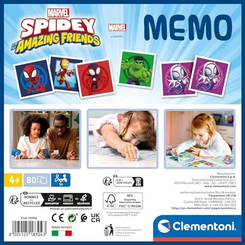 Memo Marvel Spidey - 4 Years 80 pieces