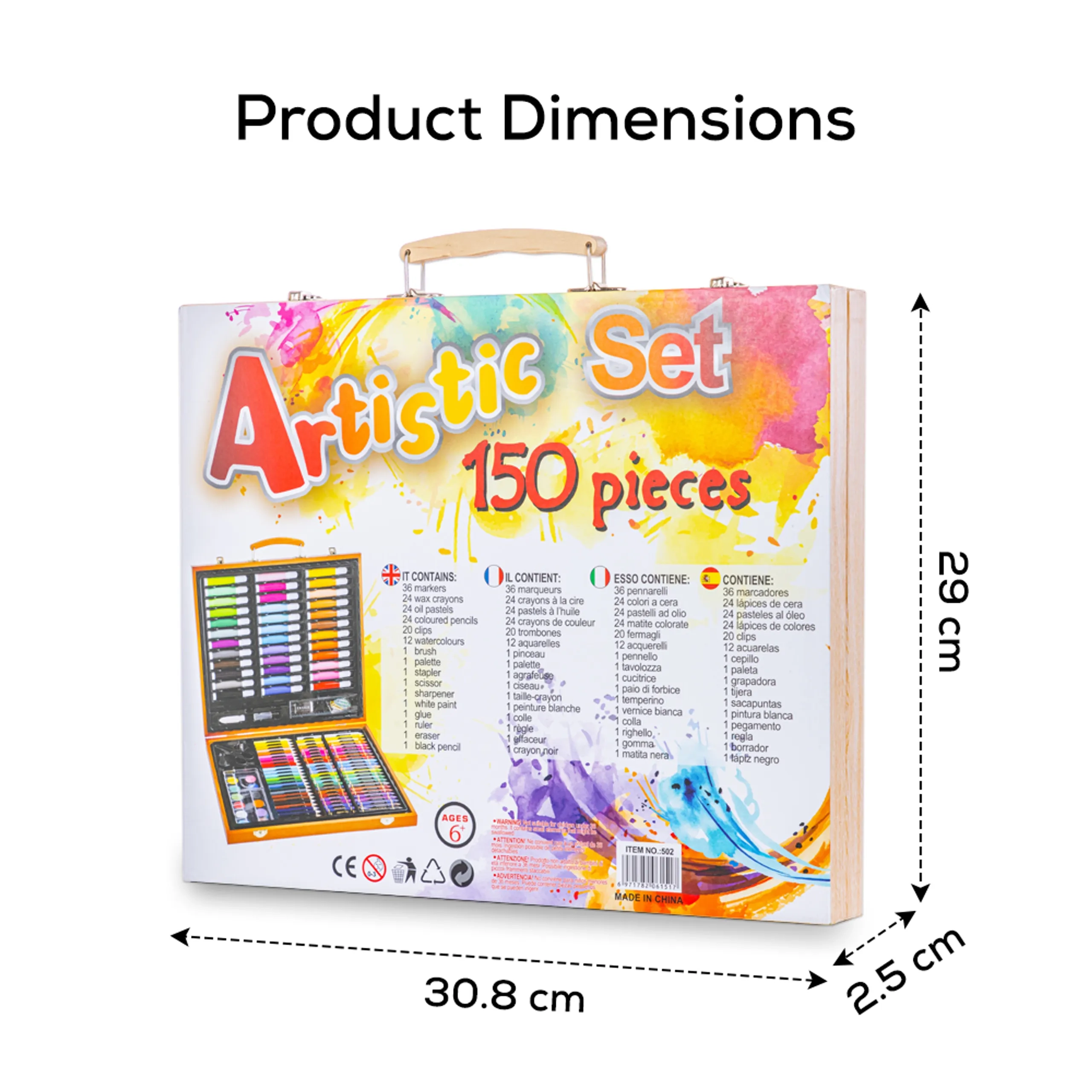Artistic Set - 2+ years 150 pcs