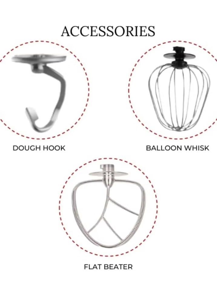 3-in-1 Stand Mixer - 6.5 L 1300 W