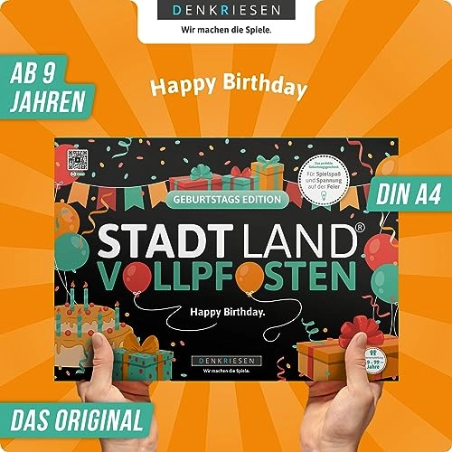 Stadt Land VOLLPFOSTEN®: Birthday Edition (German)