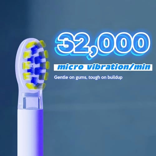 SonicPump Electric Toothbrush - Battery Operated Mouthwash Reservoir