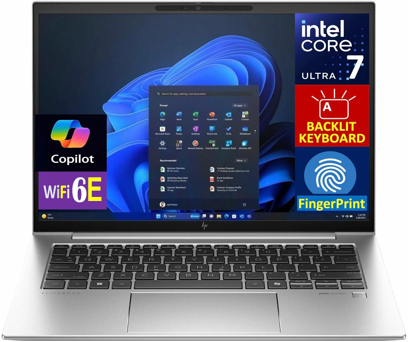 ME2 MichaelElectronics2 EliteBook 840 G11 - 14'' Ultra 7 165U 32GB DDR5 1TB SSD