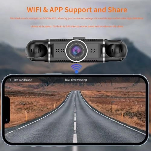 360° Dash Cam - 1080p 30FPS