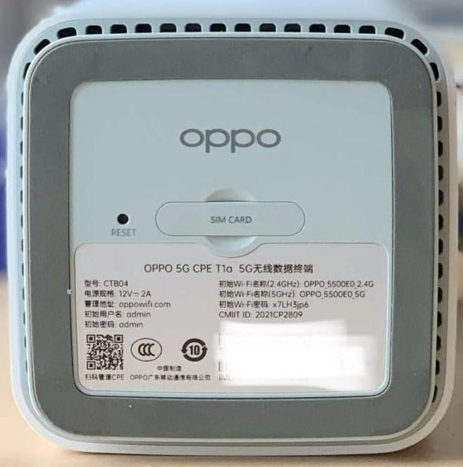 5G CPE T1a - 1800Mbps WiFi 6