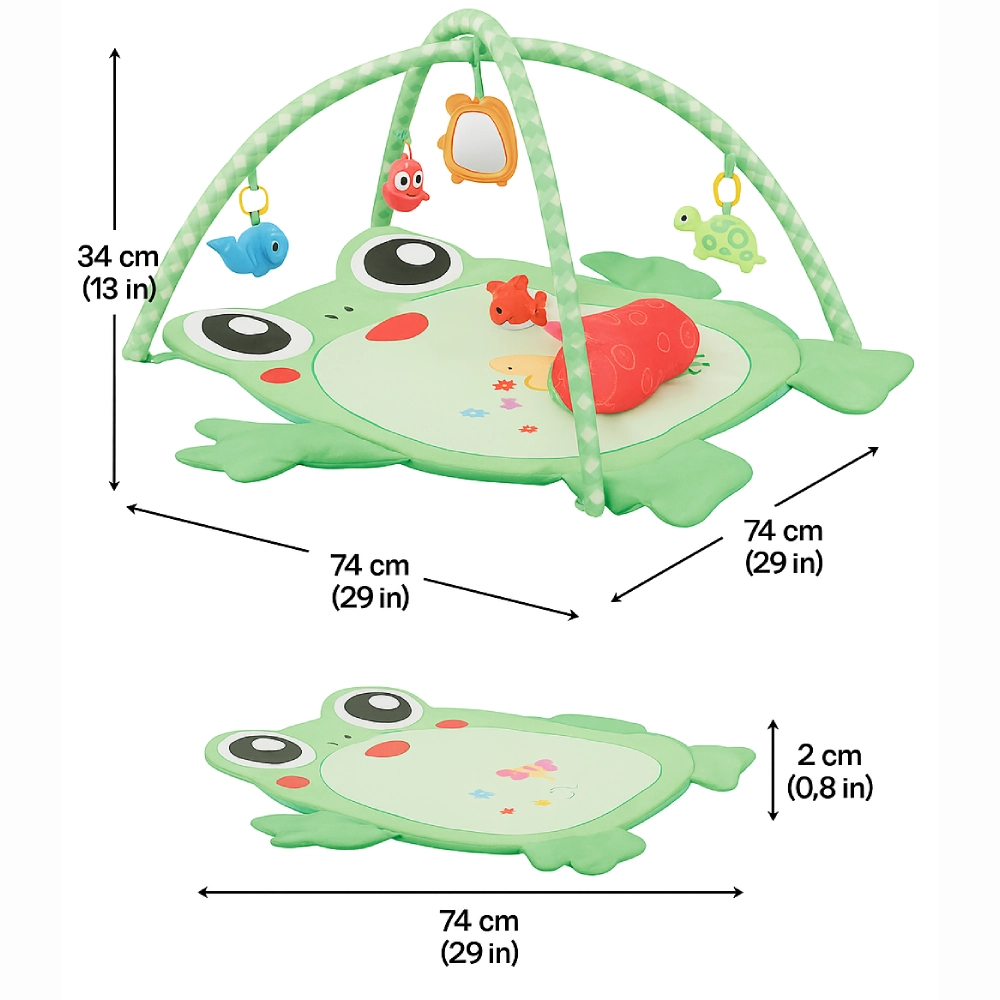 Miles Activity Play Mat With Pillow - Lion 0 months