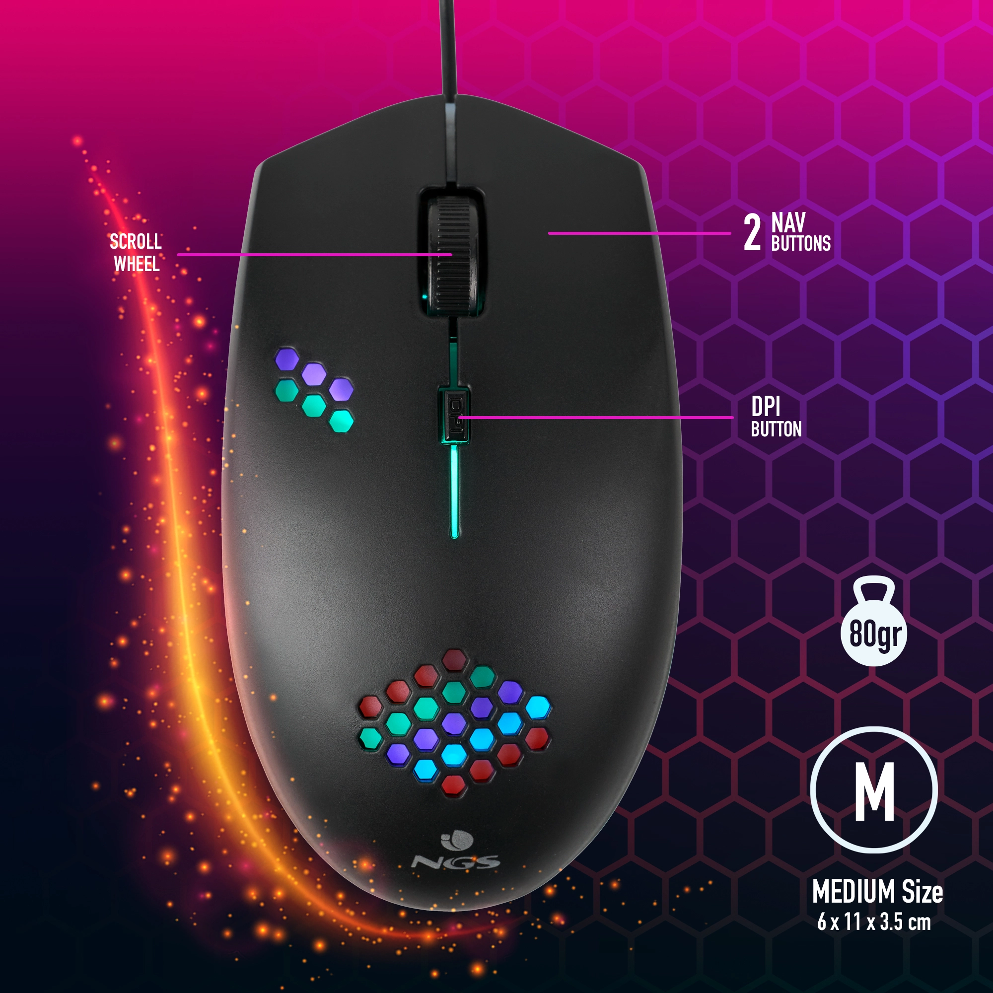 GMX-120 Gaming Mouse - Wired