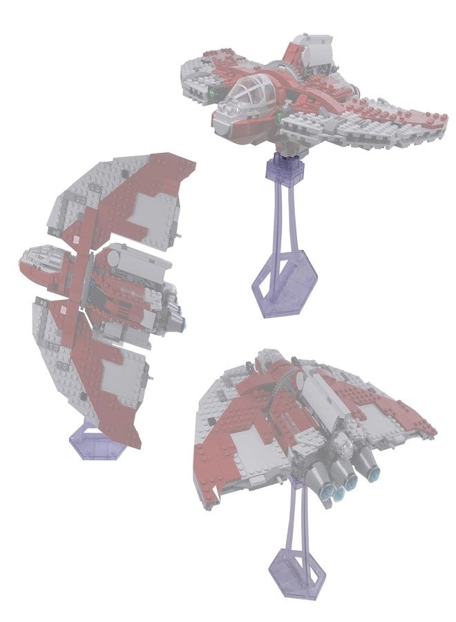 Display Stand - 75362 Ahsoka Tano’s T-6 Jedi Shuttle Transparent