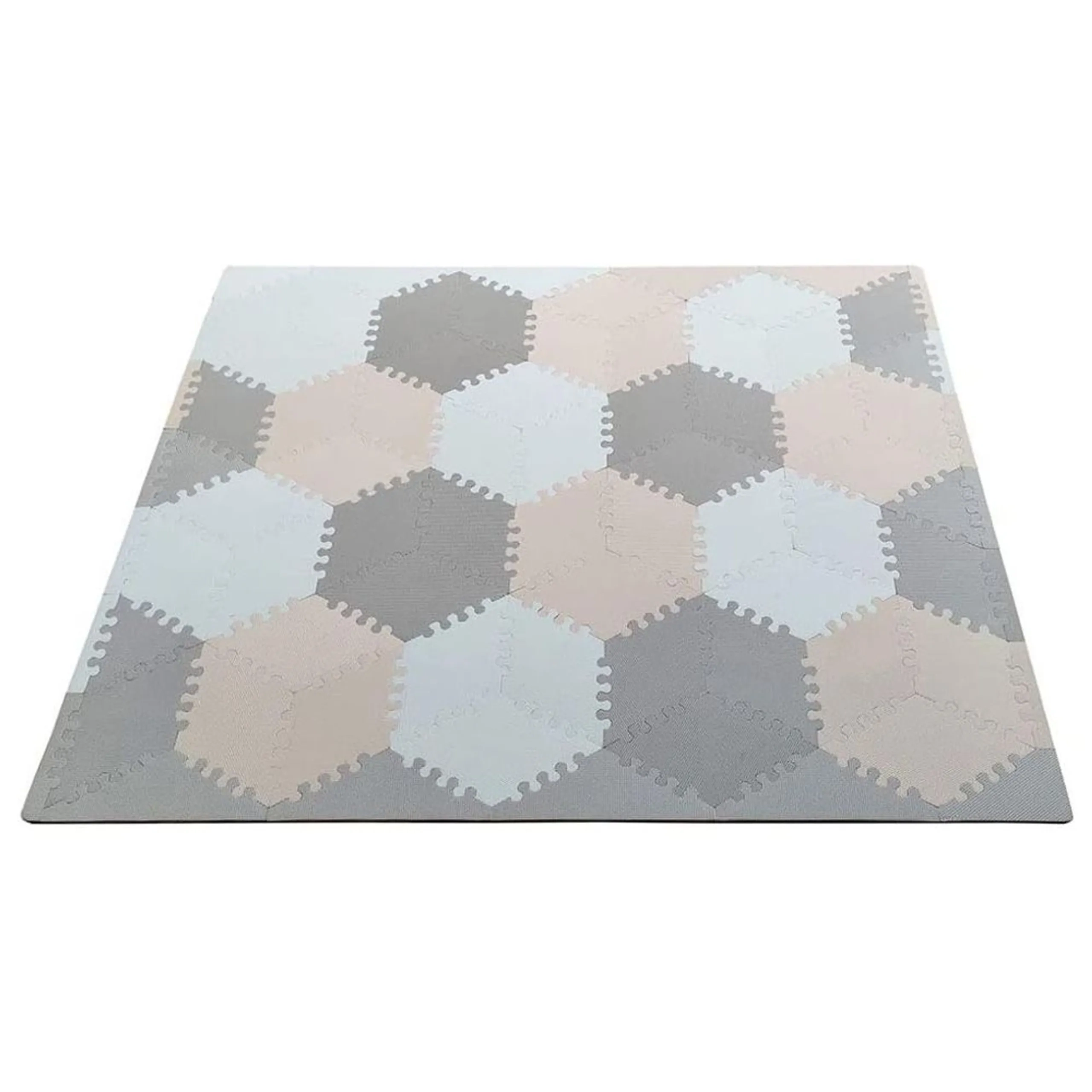 Play Mat Multi-Shape - Peach & Brown 6 months