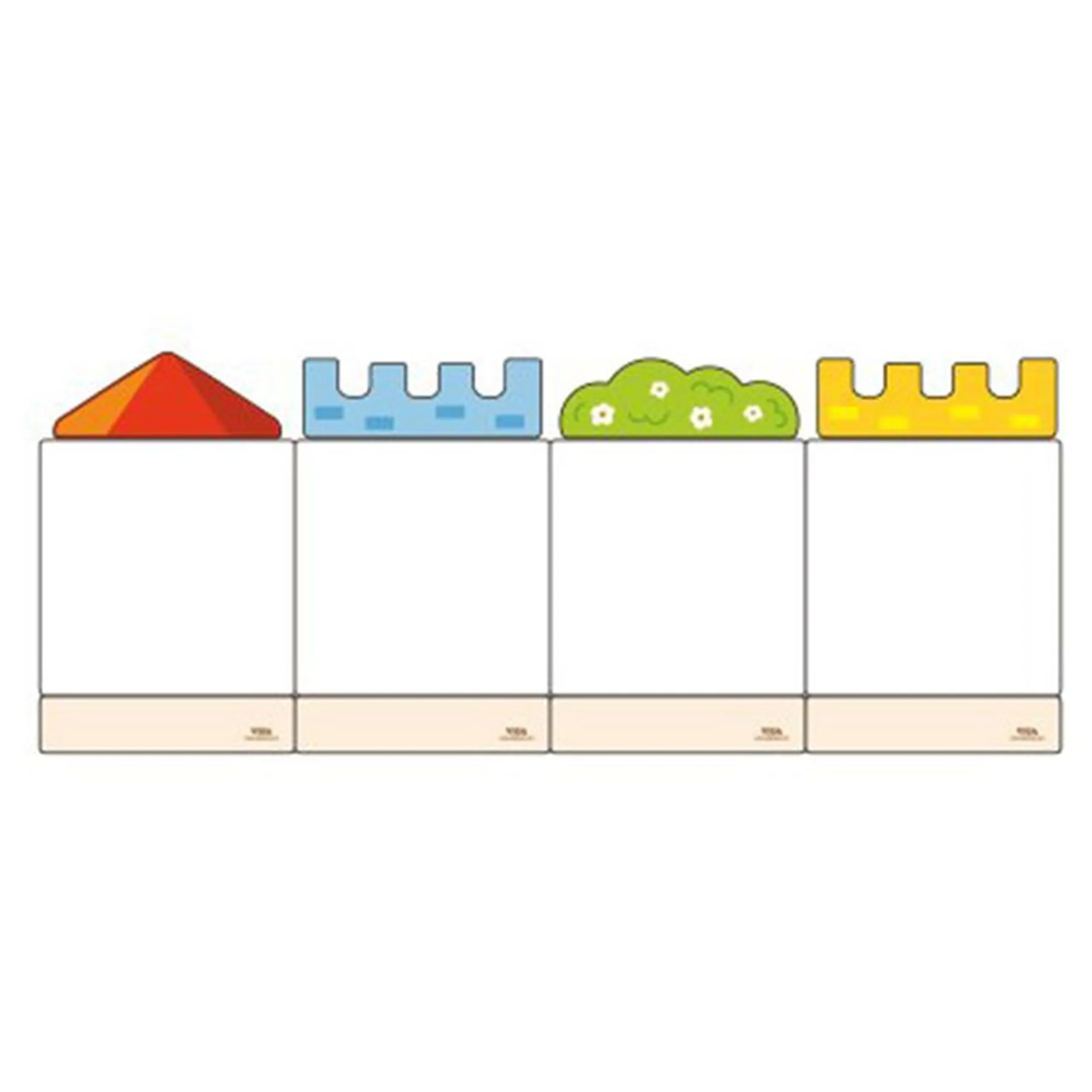Magnetic And Dry Erase Play Set - 12 Pcs